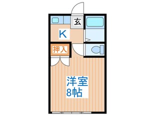 シャトレ－Ⅰ青山の物件間取画像